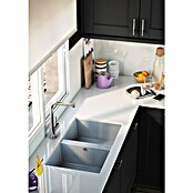 Atron Fregadero encastrable Flow (42,5 x 74,5 cm, Acrílico, Metal)