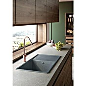 Atron Fregadero encastrable Dual (44,5 x 85 cm, Acrílico, Gris)