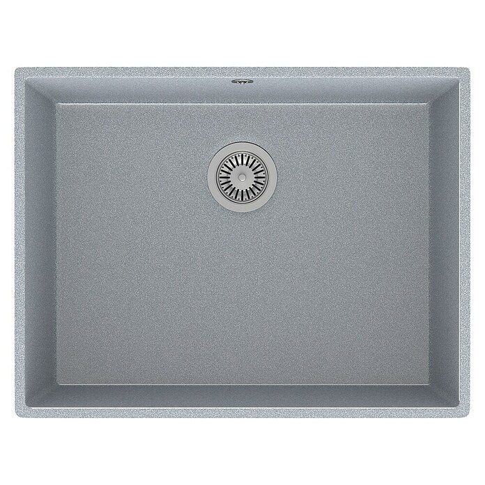 Atron Fregadero encastrable Essen (L x An: 43,6 x 54,6 cm, 1 cubeta, Acrílico, Metal)