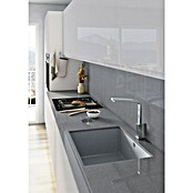 Atron Fregadero encastrable Essen (L x An: 43,6 x 54,6 cm, 1 cubeta, Acrílico, Metal)