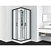 Sanotechnik Kompletni tuš Miami  (Do x Š x V: 90 x 90 x 215 cm, Bela/črna) | Kompletne tuš kabine | Tuš kabine | Tuširanje | Kopalnica in sanitarije | Izdelki | BAUHAUS