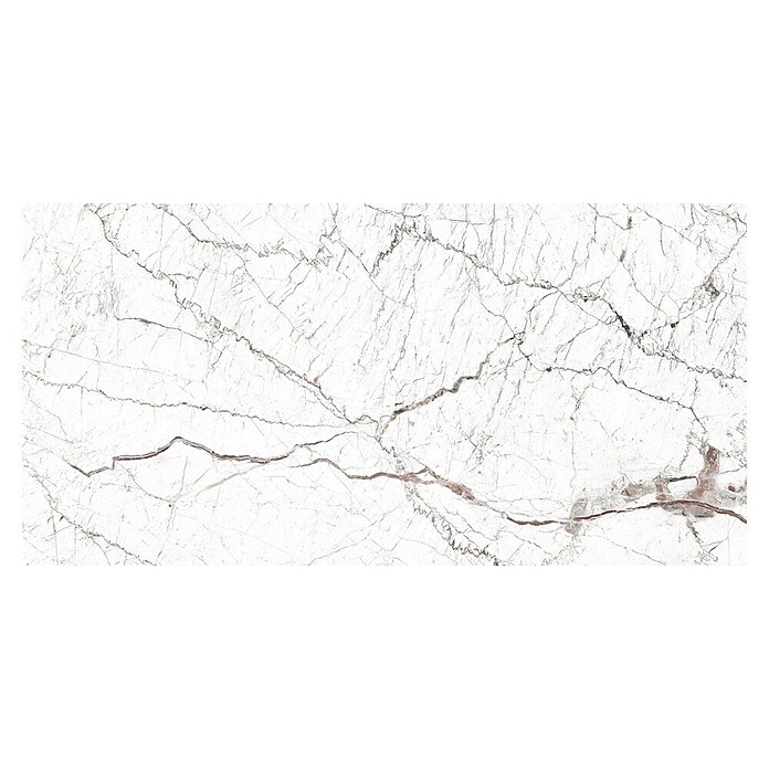 Porculanska pločica Windsor Burgundy  (60 x 120 cm, Bijela, Mat) | BAUHAUS