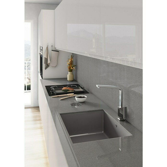 Atron Fregadero encastrable Ocean (43,6 x 54,6 cm, Plomo, Brillante) | BAUHAUS