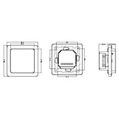 Termostato E-Power Alexa (Digital, Superficie calefactable: 20 m²) | BAUHAUS