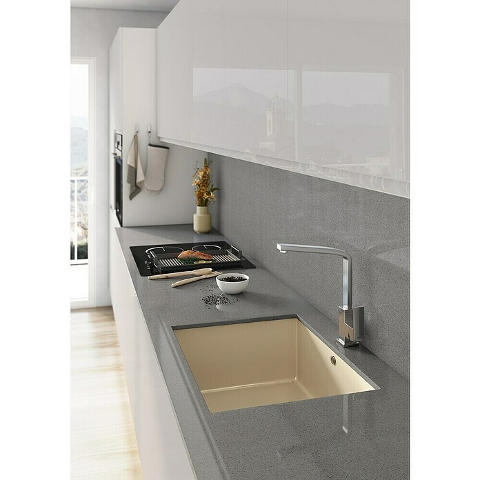 Atron Fregadero encastrable Ocean (43,6 x 54,6 cm, Arena, Mate) | BAUHAUS