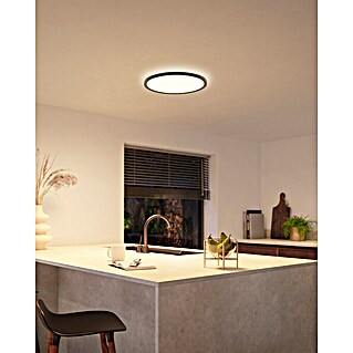 Philips Hue Okrogel LED panel White & Color Ambiance Tento M (23 W, Ø x V: 42,1 x 3,07 cm, Črna, RGBW)