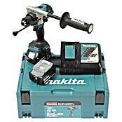 Makita LXT 18V Taladro atornillador percutor de batería DHP492RTJ (18 V, 2 baterías, 5 Ah, 130 Nm) | BAUHAUS