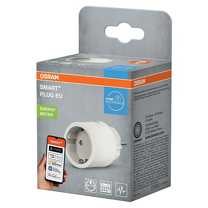 Osram Smart+ Smart stopcontact Energy Meter (Wit, Max. aansluitvermogen: 2.300 W) | BAUHAUS