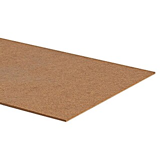Hartfaserplatte Fixmaß (Braun, 1 200 x 600 x 3 mm, HDF)
