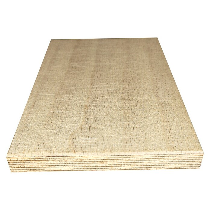 Sperrholzplatte Fixmaß (Buche, 1 200 x 600 x 10 mm) | BAUHAUS