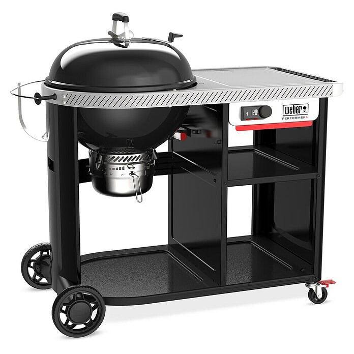 Weber Holzkohlegrill Performer Premium Smart (Durchmesser Grillfläche: 57 cm, Schwarz) | BAUHAUS