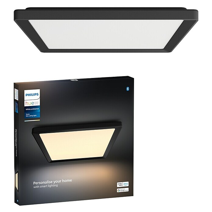 Philips Hue LED panel  (15,4 W, Do x Š x V: 39,5 x 39,5 x 3,7 cm, Večbarvno) | LED paneli | Stropne svetilke | Svetila | Elektro in svetila | Izdelki | BAUHAUS