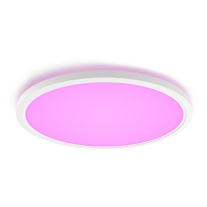 Philips Hue Okrogel LED panel White & Color Ambiance Tento XL  (25 W, Ø x V: 54,2 x 3,56 cm, Bela, RGBW) | LED paneli | Stropne svetilke | Svetila | Elektro in svetila | Izdelki | BAUHAUS