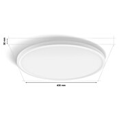 Philips Hue Okrogel LED panel  (23 W, Ø x V: 42,1 x 3,07 cm, Hladno bela) | LED paneli | Stropne svetilke | Svetila | Elektro in svetila | Izdelki | BAUHAUS