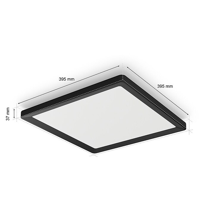 Philips Hue LED panel  (15,4 W, Do x Š x V: 39,5 x 39,5 x 3,7 cm, Večbarvno) | LED paneli | Stropne svetilke | Svetila | Elektro in svetila | Izdelki | BAUHAUS