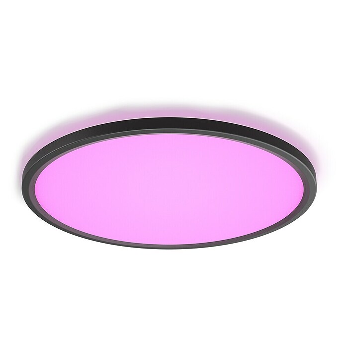 Philips Hue Okrogel LED panel White & Color Ambiance Tento M  (23 W, Ø x V: 42,1 x 3,07 cm, Črna, RGBW) | LED paneli | Stropne svetilke | Svetila | Elektro in svetila | Izdelki | BAUHAUS