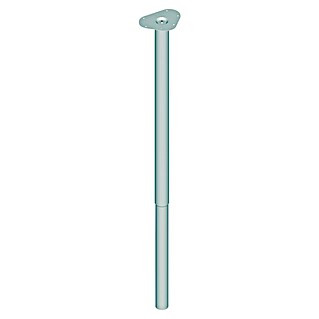 Element System Teleskop-Möbelfuß Expand (Durchmesser: 5 cm, Höhenverstellung: 80 cm - 120 cm, Traglast: 75 kg, Stahl, Chrom)