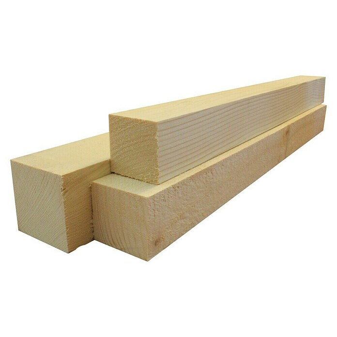 Listello per tetti in legno grezzo 2500 x 50 x 50 mm