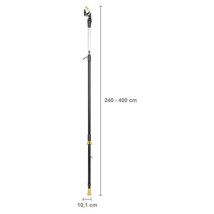 Fiskars Teleskop-Schneidgiraffe UPX86 - Max. Aststärke: 32 mm - Teleskop-Astschere für präzises Beschneiden hoher Äste. Das verstellbare Werkzeug ermöglicht eine sichere Gartenarbeit ohne Leiter.