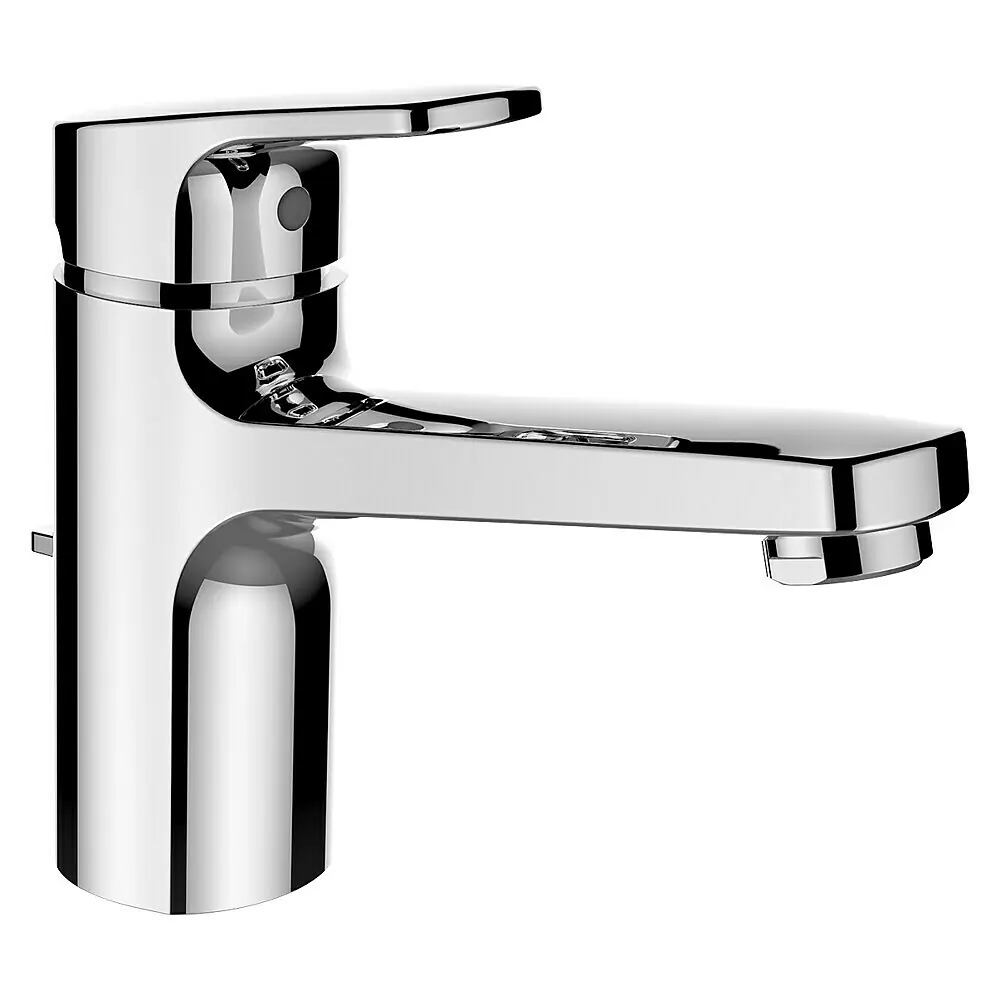 IMEX BDF016-3NG Waschtischarmatur, Mattschwarz - Hoher Auslauf, Einhebelmischer, Serie Fiyi, Aus Messing
