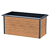Gardol Hochbeet in Holzoptik (150 x 70 x 76 cm, Stahl, Braun) | BAUHAUS