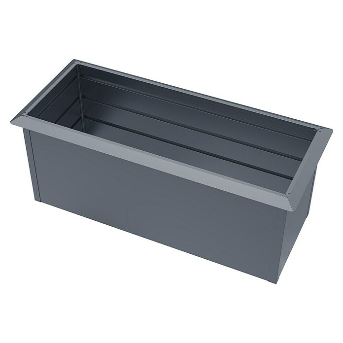 Gardol Hochbeet doppelwandig (150 x 70 x 76 cm, Stahl, Anthrazit) | BAUHAUS