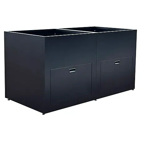 Hochbeet mit Staufächern