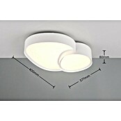 Trio Leuchten LED stropna svjetiljka Rise  (43,5 x 36 x 11,5 cm, 21 W, 2.700 K - 6.500 K, Bijela) | BAUHAUS