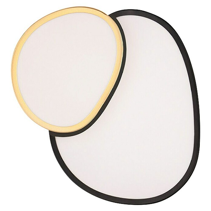 Trio Leuchten LED stropna svetilka Rise  (43,5 x 36 x 11,5 cm, 21 W, 2.700 K - 6.500 K, Črna/Zlata) | 3016 - Deckenleuchte | CACB - Deckenleuchten | CAC - Indoorleuchten | CA - Beleuchtung | C - Elektro | BAUHAUS
