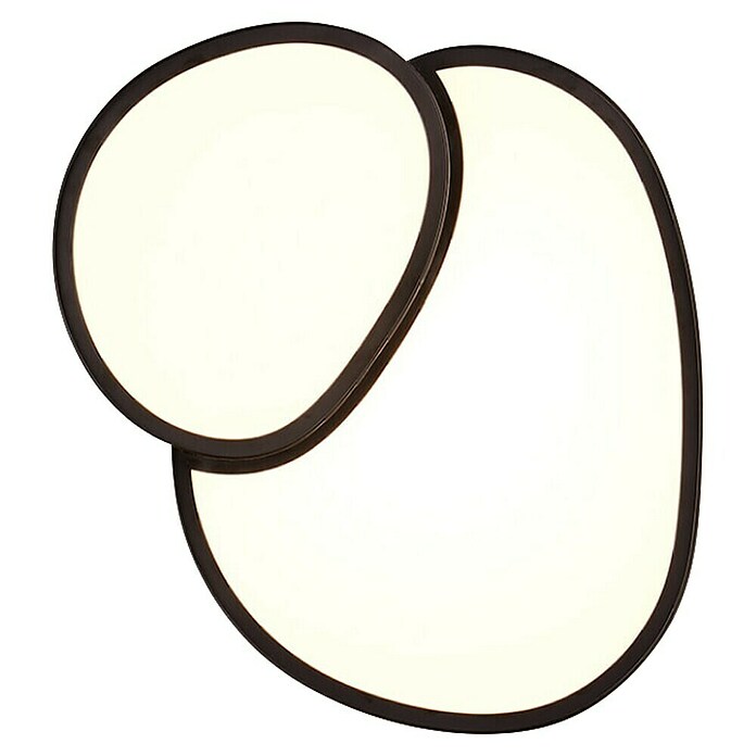 Trio Leuchten LED stropna svjetiljka Rise  (43,5 x 36 x 11,5 cm, 21 W, 2.700 K - 6.500 K, Crna) | BAUHAUS