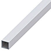 Kantoflex Vierkantrohr (1.000 x 25 x 25 mm, Aluminium, Silber, Eloxiert)