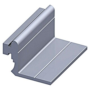 Kantoflex Coaxis Anschlagprofil (50 x 23,5 mm, Aluminium, Blank, Traglast: 25 kg)