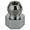 Quetschverschraubung (½″ x 8 mm, Verchromt)