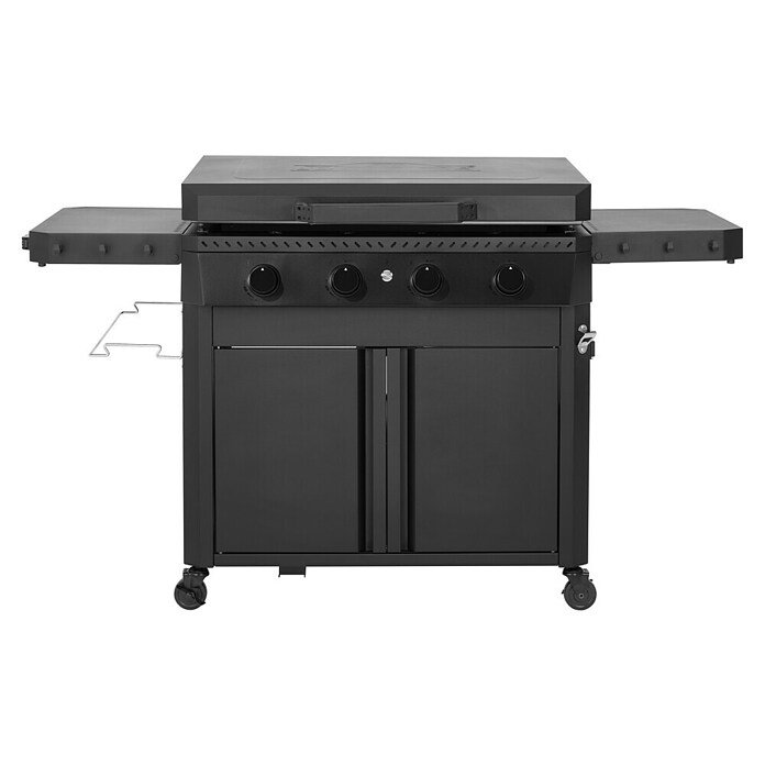 Kingstone Plancha-grill Pro 4000 (Grilloppervlak (B x D): 87 x 54 cm, Zwart) | BAUHAUS