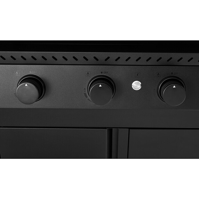 Kingstone Plancha-Grill Pro 3000 (Grillfläche (B x T): 71 x 54 cm, 12 kW, Anzahl Brenner: 3 Stk.) | BAUHAUS