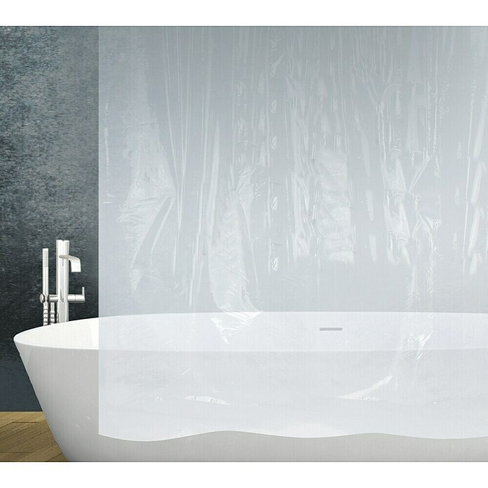 Sanidecor Zavjesa za tuš Basic  (Š x V: 180 x 200 cm, Plastika, Bezbojna) | BAUHAUS