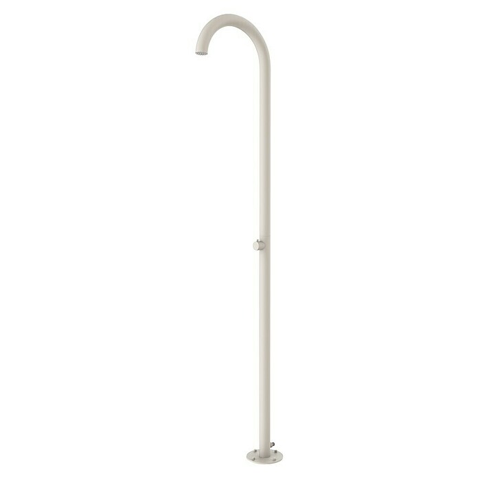 GardWell Pooldusche Curve (Höhe: 232 cm, Edelstahl, Light-Greige) | BAUHAUS