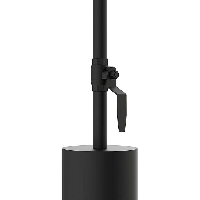 GardWell Solarni tuš Sol  (Visina: 220 cm, Plemeniti čelik, Crna, 16,5 l) | BAUHAUS
