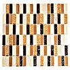 Mosaikfliese Stäbchen Crystal Mix XCM SM83 (32,2 x 31 cm, Beige/Braun, Glänzend)