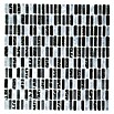 Mosaikfliese Stäbchen Crystal Mix XCM XS99 (31,3 x 31,8 cm, Grau/Schwarz, Glänzend)