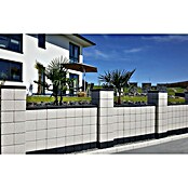 Gartenmauer Ambienta (40 x 20 x 20 cm, Anthrazit, Beton)