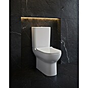 Camargue Pack de WC Oslo (Sin borde de descarga, Salida WC: Horizontal, Blanco) | BAUHAUS