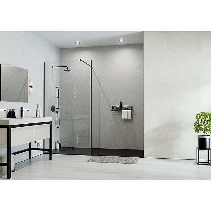 Wandpaneel Monreale Grey (120 x 60 x 1,6 cm, Monreale Grey, 4 st., Dikte: 4 mm) | BAUHAUS