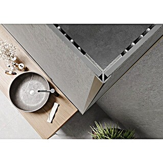 Wandpaneel Wall Out Titanium (280 x 2,59 x 2,59 cm, Titanium, Dikte: 9 mm)