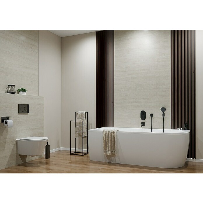 Wandpaneel Palatina Sand (120 x 60 x 1,6 cm, Palatina Sand, 4 st., Dikte: 4 mm) | BAUHAUS