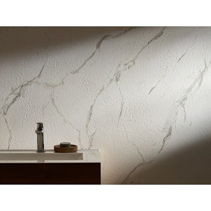 Wandpaneel Pietra Santa White (120 x 60 x 1,6 cm, Pietra Santa White, 4 st., Dikte: 4 mm) | BAUHAUS