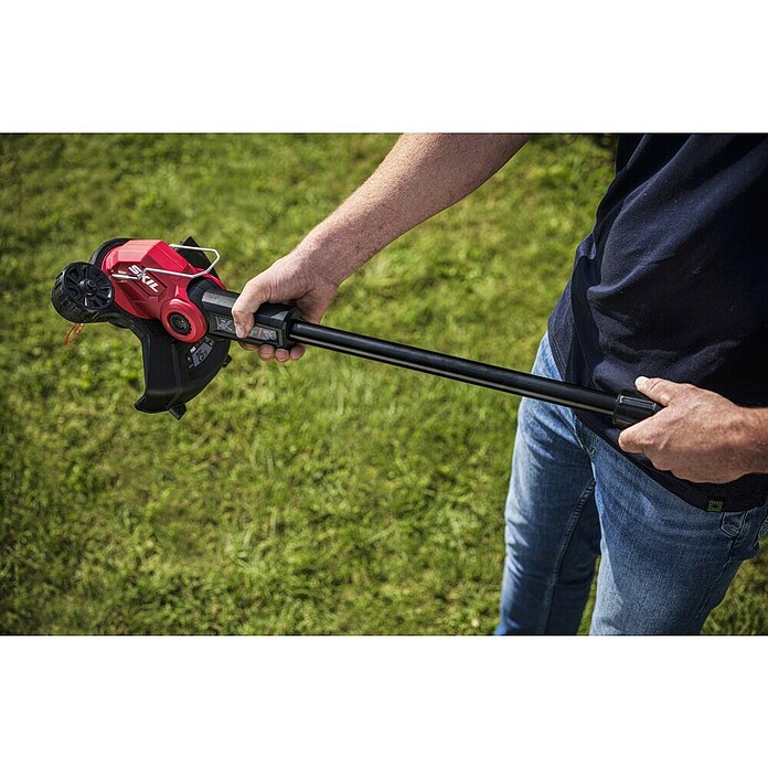 Skil PWRCore 20V Accu Grastrimmer + Gratis Accu Compressor (20 V, Li-ion, Excl. accu, Snijbreedte draad: 25 cm) | BAUHAUS