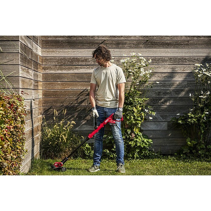 Skil PWRCore 20V Accu Grastrimmer + Gratis Accu Compressor (20 V, Li-ion, Excl. accu, Snijbreedte draad: 25 cm) | BAUHAUS
