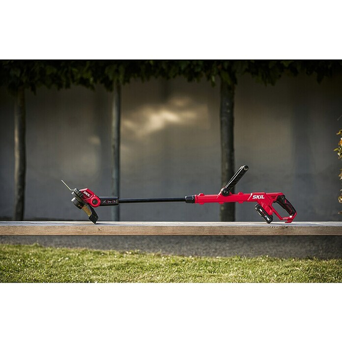 Skil PWRCore 20V Accu Grastrimmer + Gratis Accu Compressor (20 V, Li-ion, Excl. accu, Snijbreedte draad: 25 cm) | BAUHAUS