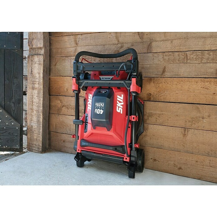 Skil PWRCore 20V Accu Grasmaaier + Gratis Accu Compressor (36 V, 2 accu's, 4 Ah, Snijbreedte: 43 cm) | BAUHAUS